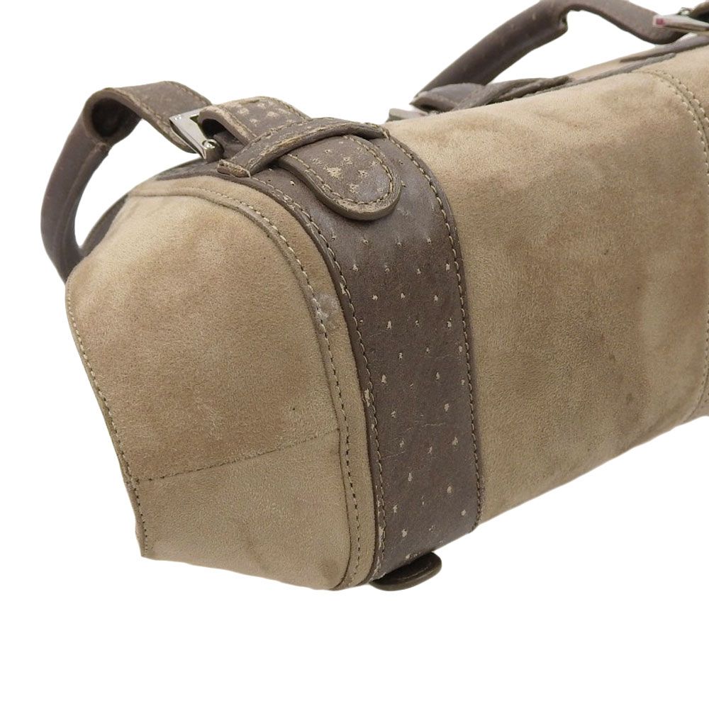 本物保証】 布袋付 ロエベ LOEWE センダ ハンドバッグ オーストリッチ  