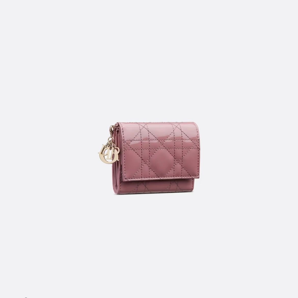 新品 Christian Dior ディオール LADY DIOR ロータスウォレット