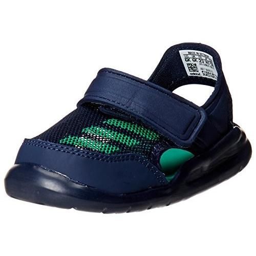 아디다스 (adidas) 베이비 샌들 아쿠아 슈즈 베이비 포타스윔 BA9375 칼리지 네이비/코어 그린 S17/칼리지 네이비 12cm