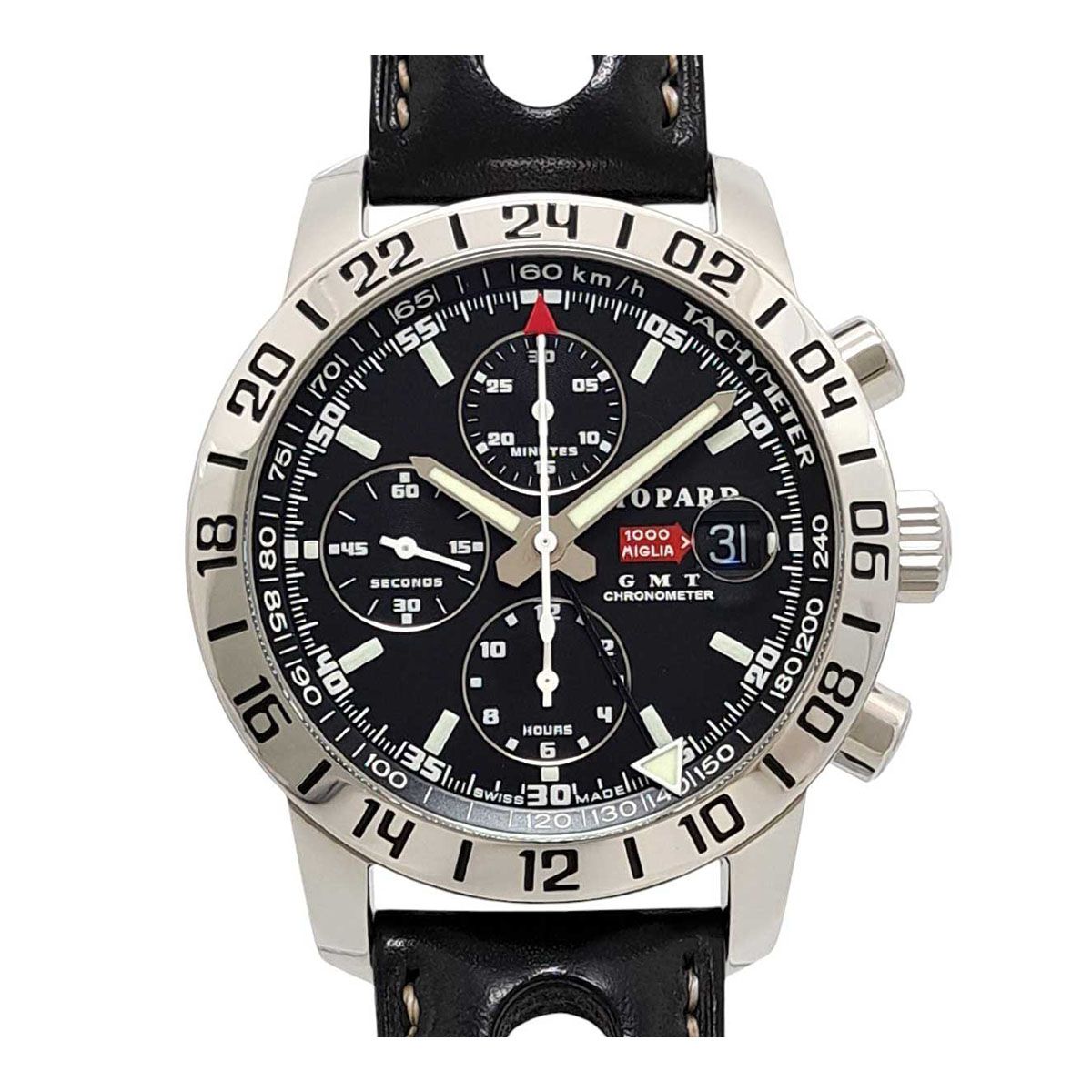 CHOPARD ショパール　ミッレミリア　GMT クロノグラフ 中古)CHOPARD ショパール ミッレミリア GMT クロノグラフ 168992