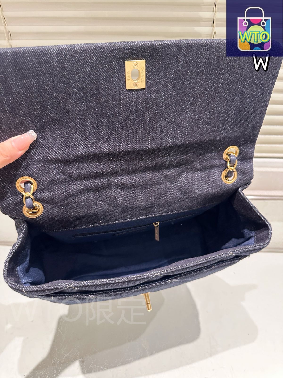 今日特価】Chanel シャネル デニム トートバッグ 菱格・ダブルC