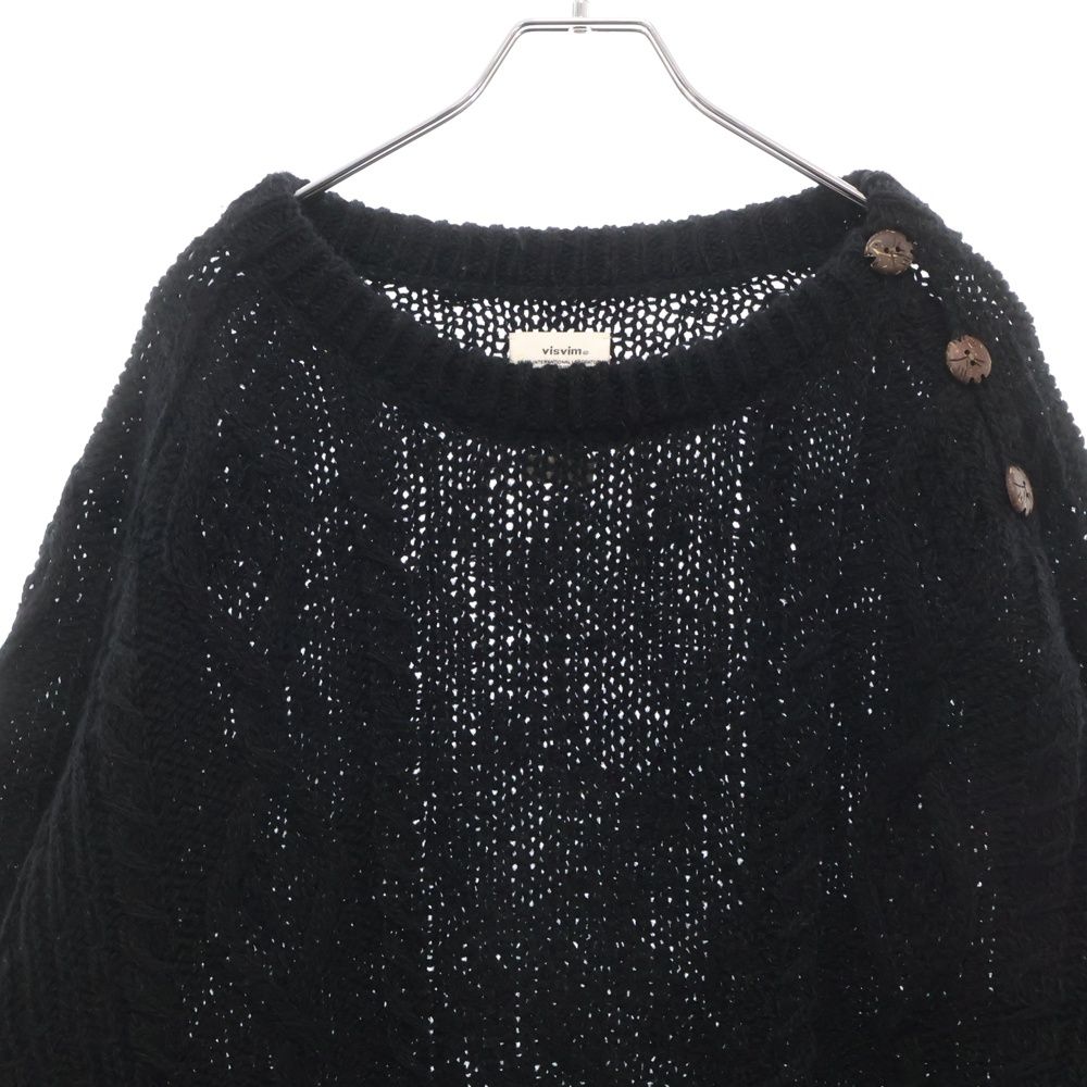 VISVIM (ヴィスヴィム) BOLLARD CREW KNIT サイドボタン クルー VISVIM (ヴィスヴィム) BOLLARD CREW KNIT サイドボタン クルー