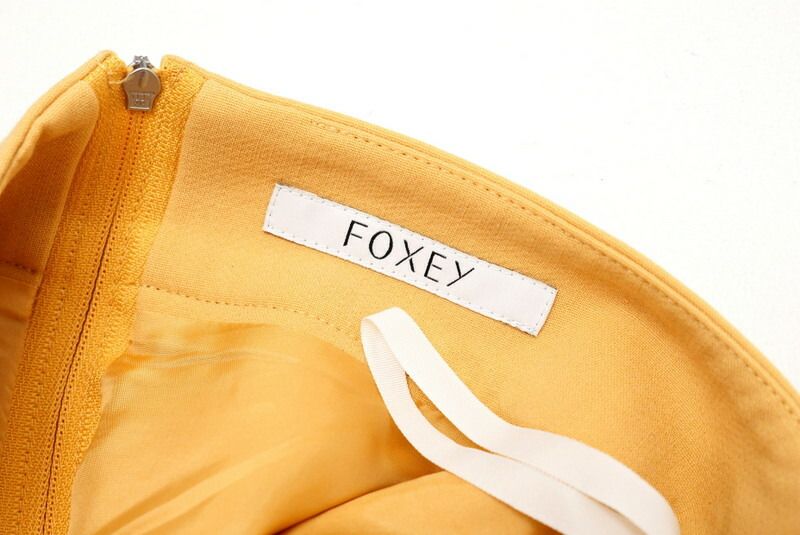 □美品□2021年製 FOXEY フォクシー《42430》メープルフレアスカート  