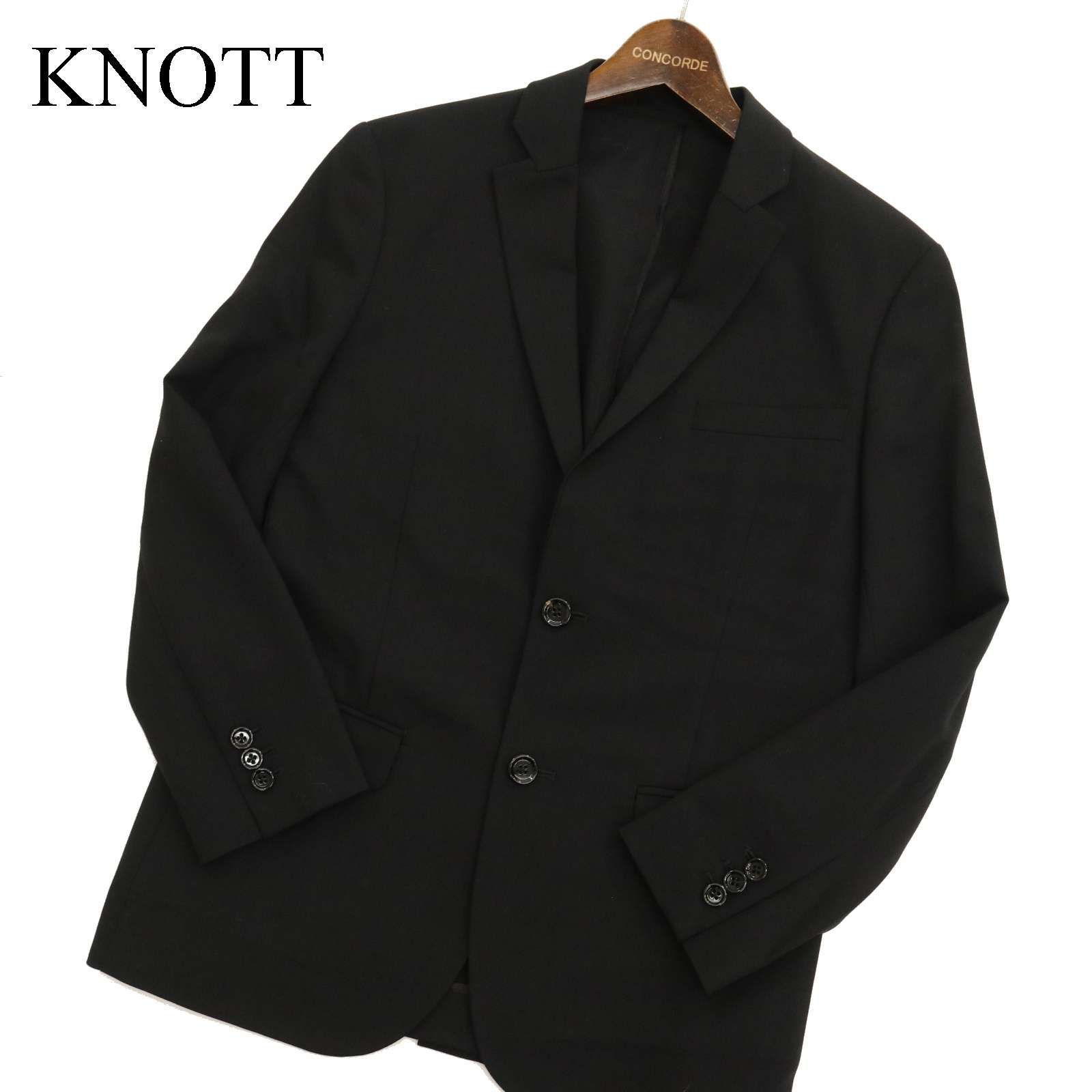 美品☆ KNOTT ノット トゥモローランド 春夏 ウール100％ 2B