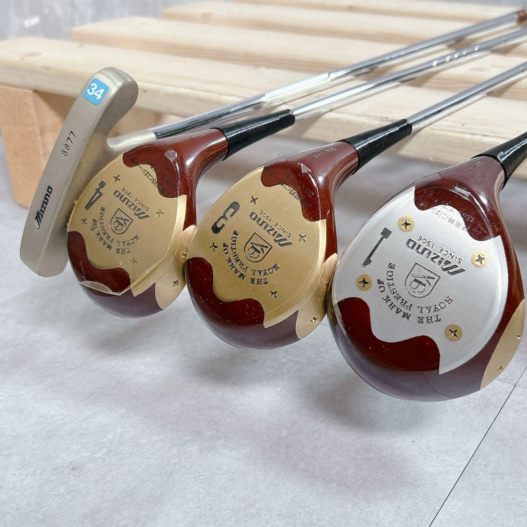 X888 ミズノ パーシモンウッド グランドモナーク クラブセット