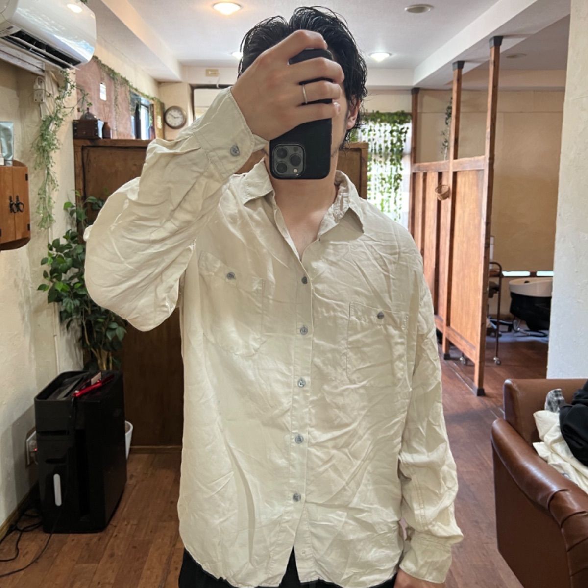 90s シルクシャツ ヴィンテージビンテージ50s60s70s80s90scomoli 