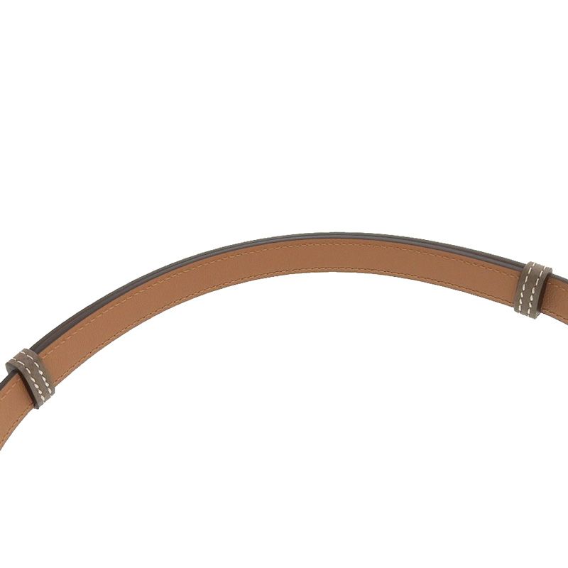 新品未使用エルメス ケリーベルト エプソン エトゥープ　W刻印 新品 エルメス HERMES ケリーベルト エプソン エトゥープ シルバー
