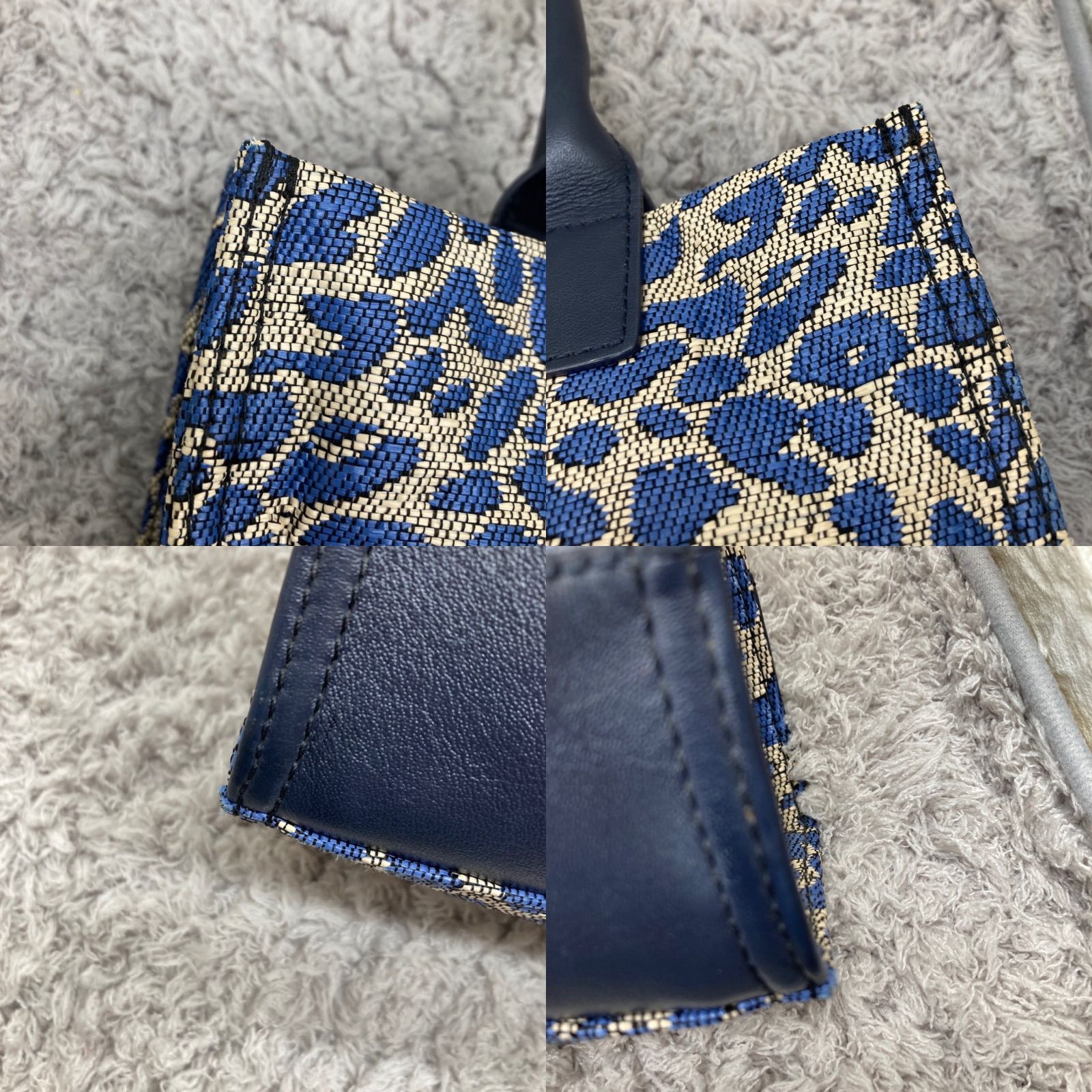 【人気急上昇】 極美品❣️TORY BURCH❣️ トリーバーチ エラ キャンバス×レザー バッグ