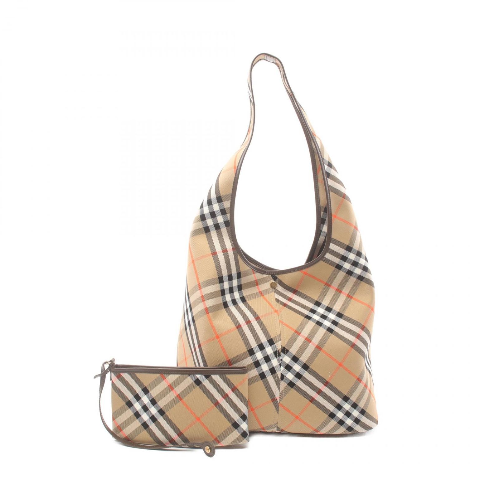 バーバリー BURBERRY ショルダーバッグ ヴィンテージチェック 8094145 ベージュ キャンバス レザー ショルダーバッグ レディース