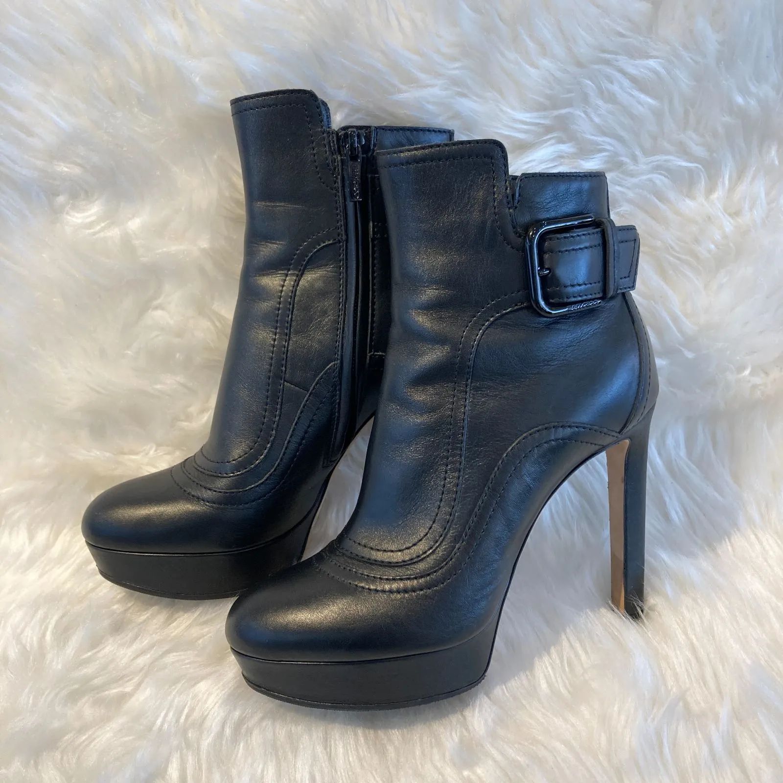 美品】36.5*ショートブーツ*JIMMY CHOO*ジミーチュウ*ブーティ