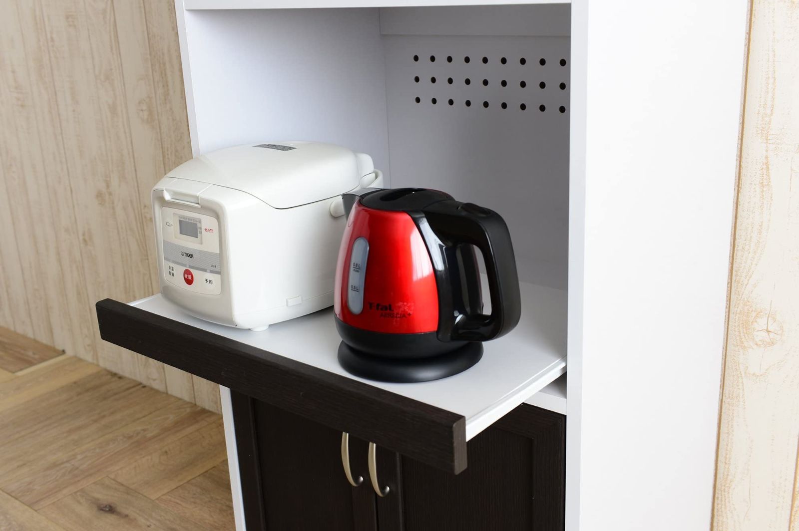 佐藤産業 Cafetira レンジ台 食器棚 Amazon｜佐藤産業 Cafetira レンジ台 食器棚 幅88cm 奥行40cm 高