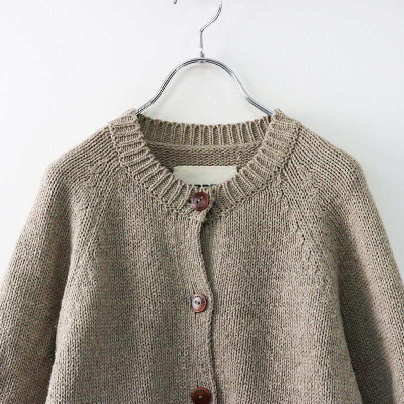 美品 コルデラ CORDERA COTTON BUTTONED TOP コットンニット