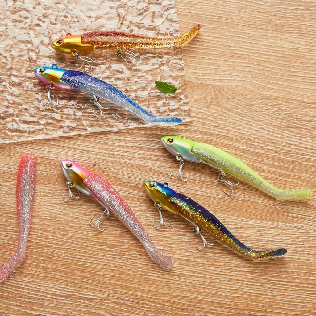 青嵐ルアー]シーバス ルアー ヒラメー ジグヘッド ワーム 16g