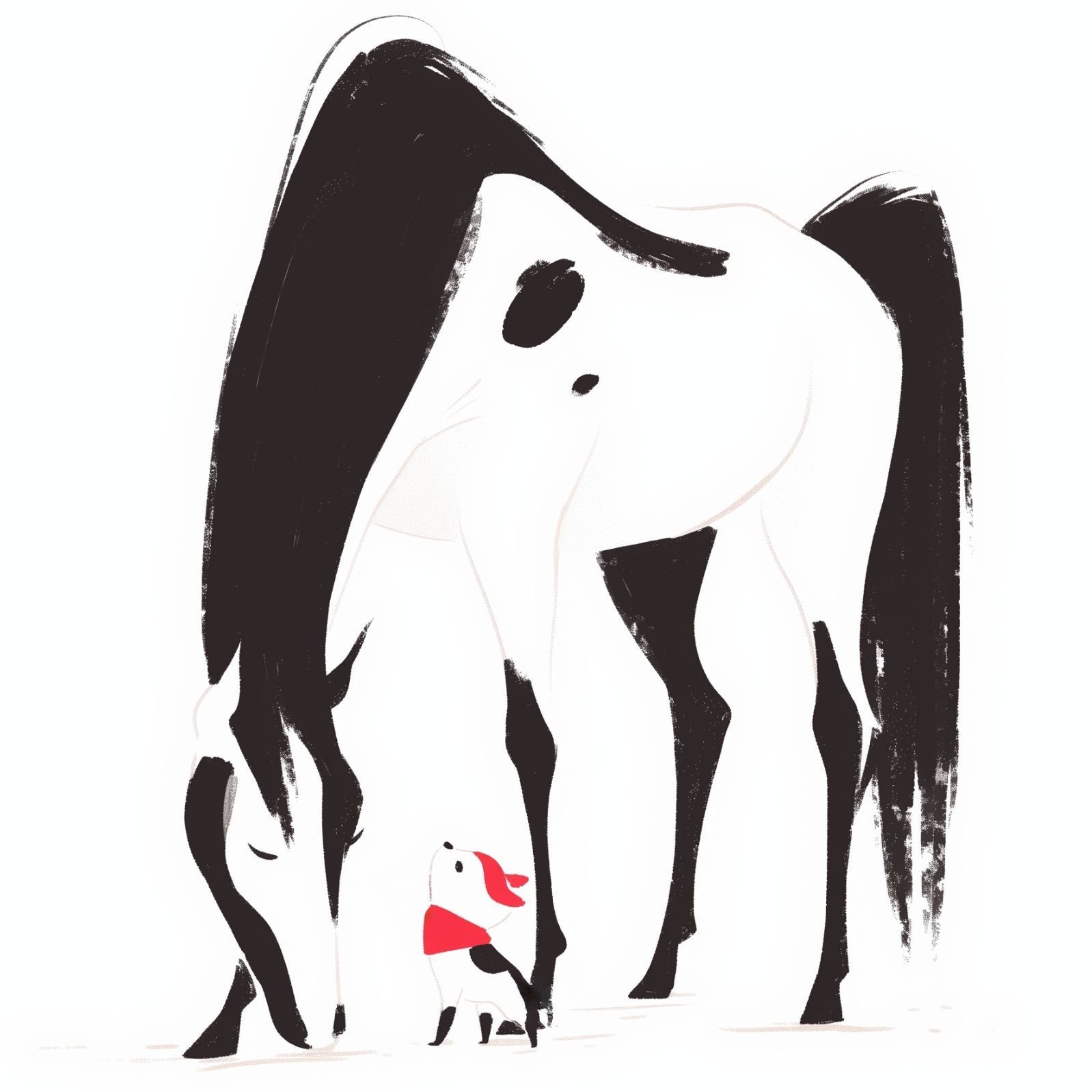 福寿 2026年 - チワワ犬 No.3 午年 馬 謹賀新年 賀正 新春 迎春 子犬 ペットロス うちの子 記念日 アートポスター 犬の絵 犬のイラスト ギフト プレゼント