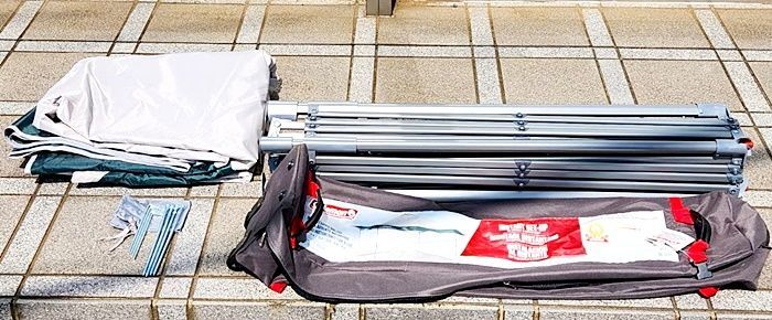 コールマン インスタントシェルター 約4 x 4m INSTANT EAVED SHELTER 6168