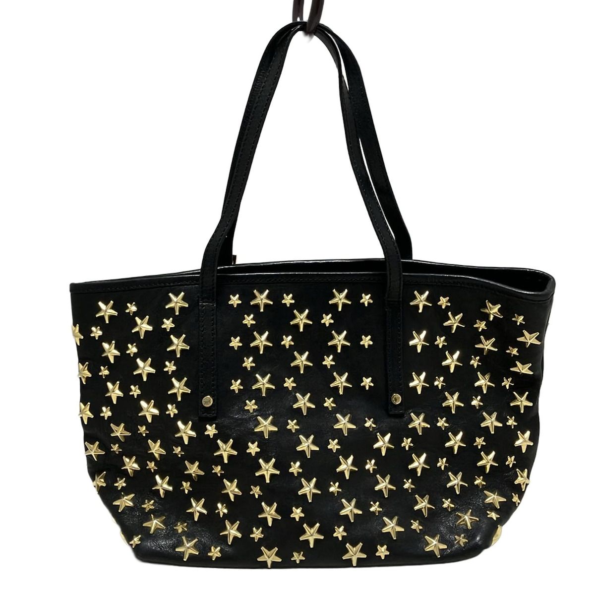 JIMMY CHOO(ジミーチュウ) トートバッグ サシャ 黒 スター(星