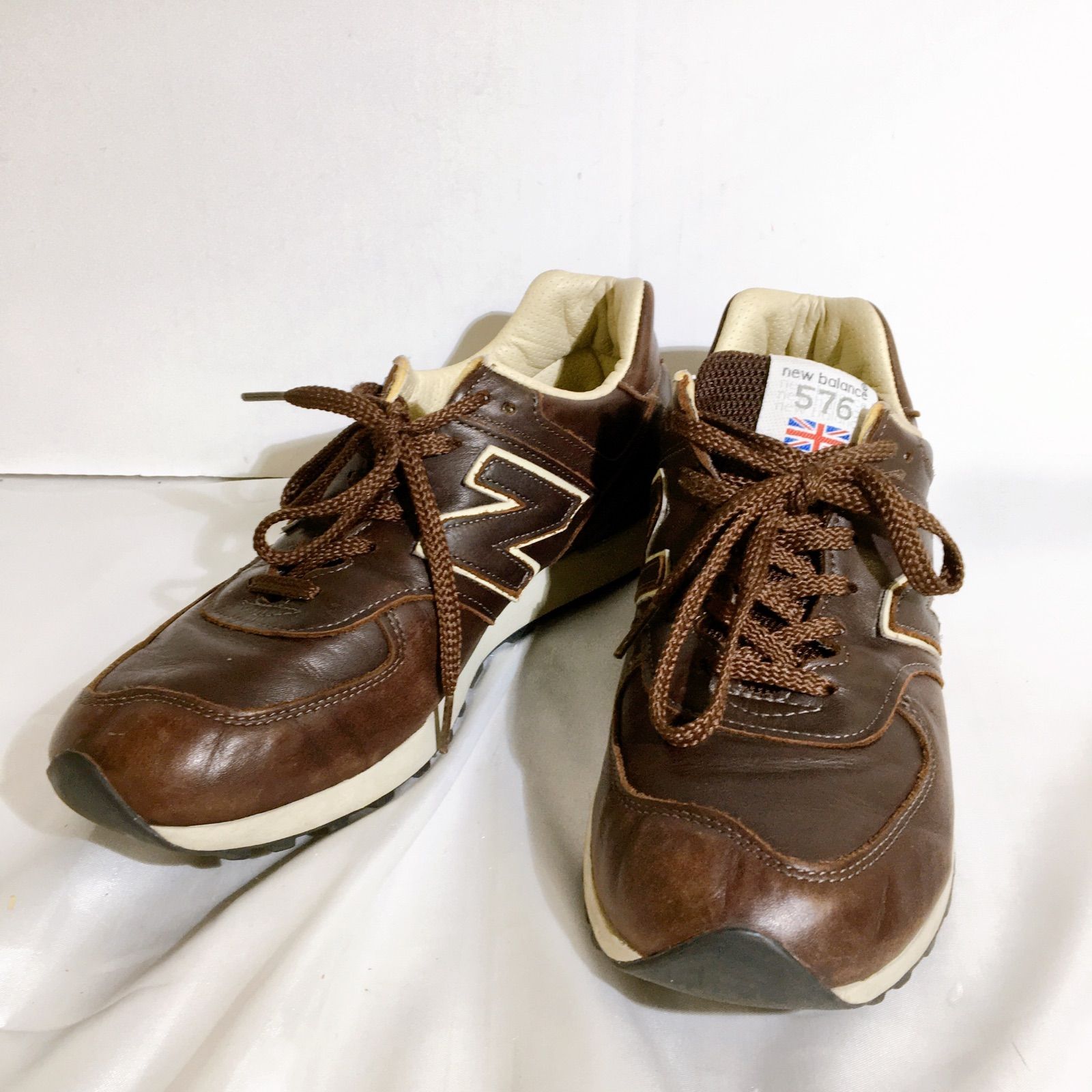 NEW BALANCE M576 CD MADE IN USA スニーカー ブラウン 9.5 - メルカリ