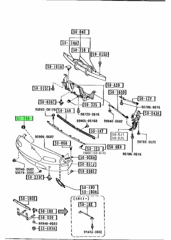 マツダ純正 ユーノス ロードスター MX-5 NA6CE NA8C フロントエンブレム エンブレム オーナメント マスコット フロント Roadster JDM