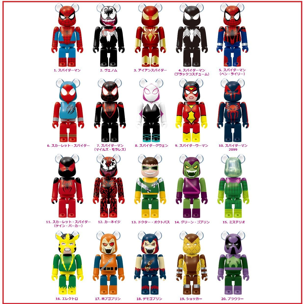 BE@RBRICK - ベアブリック スパイダーマン ハッピーくじ SP賞 ラスト賞