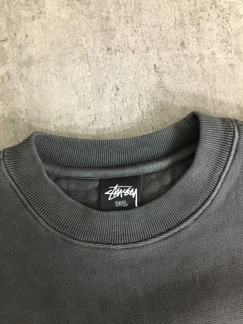 中古】25SP STUSSY ｽﾃｭｰｼｰ Jumbo Crew Pigment Dyed ﾋﾟｸﾞﾒﾝﾄ ﾀﾞｲ
