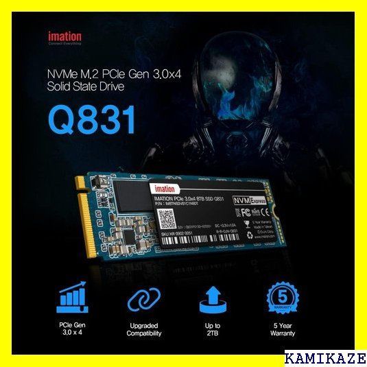 ☆人気_Z017 Imation イメーション 内臓SSD Q831 N e 80 PCIe 3.0x4