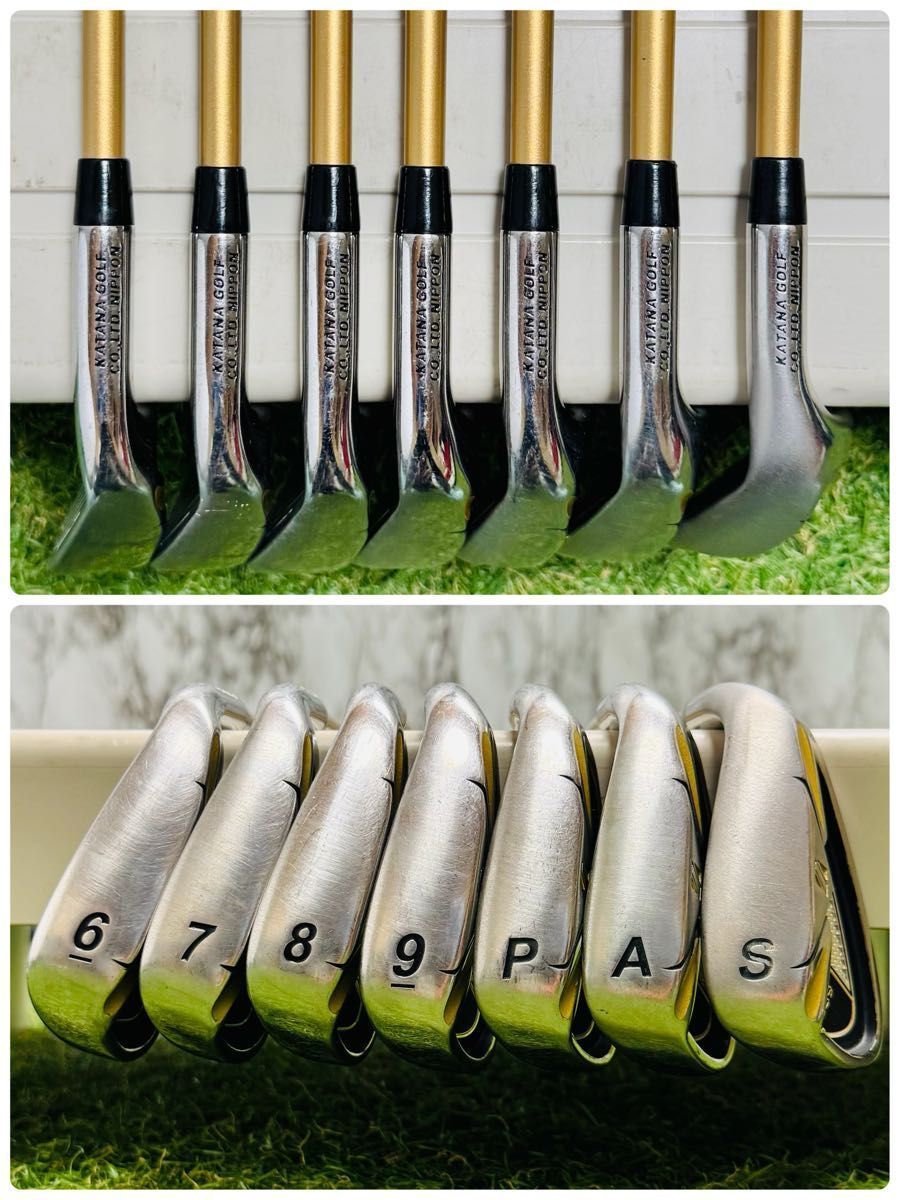 良品】初心者推奨 カタナ ソード メンズゴルフセット 13本 SR