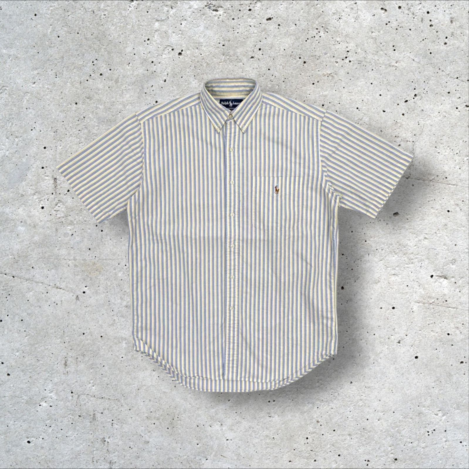 90s Ralph Lauren Blake M 半袖シャツ　00s 90s POLO Ralph Lauren BLAKE 半袖シャツ S ブラック - メルカリ