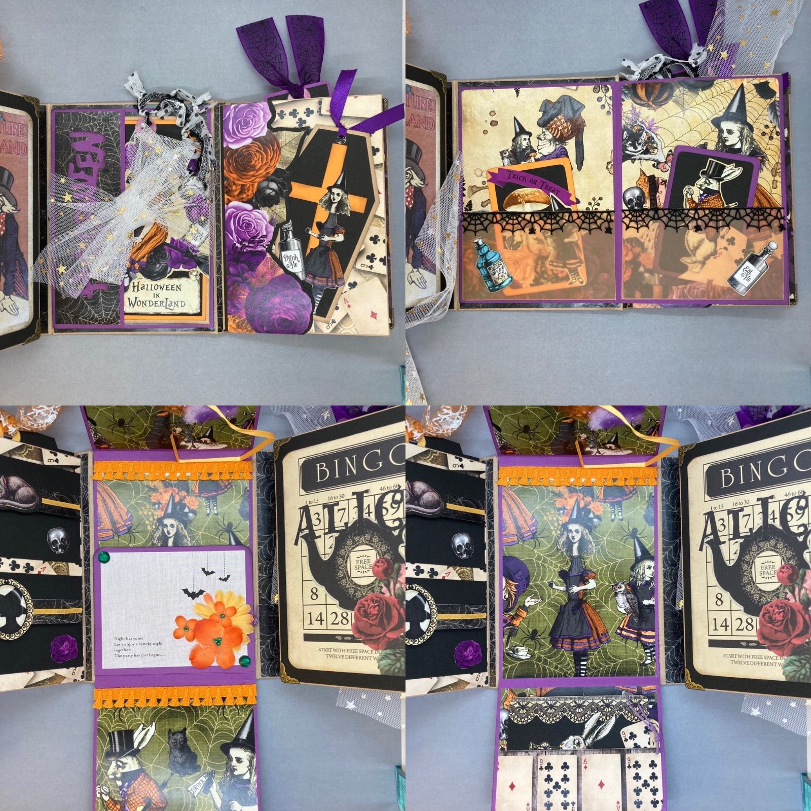 おすそわけファイル　Halloween コラージュ ハロウィン アリス おすそ分けファイル ミニブック - メルカリ