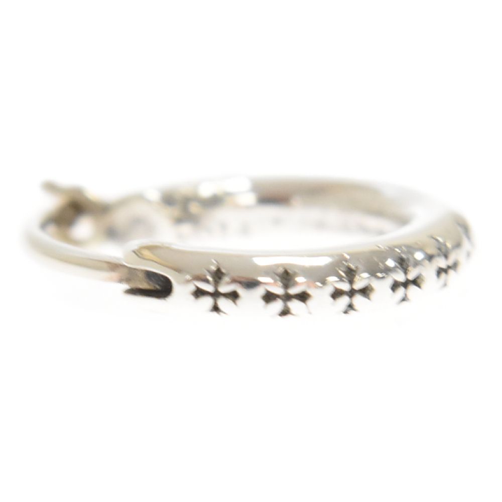 【超貴重】クロムハーツ HOOP TFL SML シルバー ピアス メンズ CHROME HEARTS (クロムハーツ) HOOP TFL SML フープ シルバー