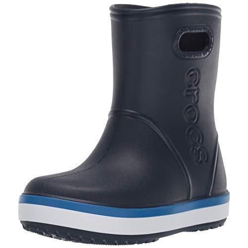 クロックス(crocs) レインブーツ クロックバンド キッズ 205827 ネイビー/ブライトコバルト 14.0cm