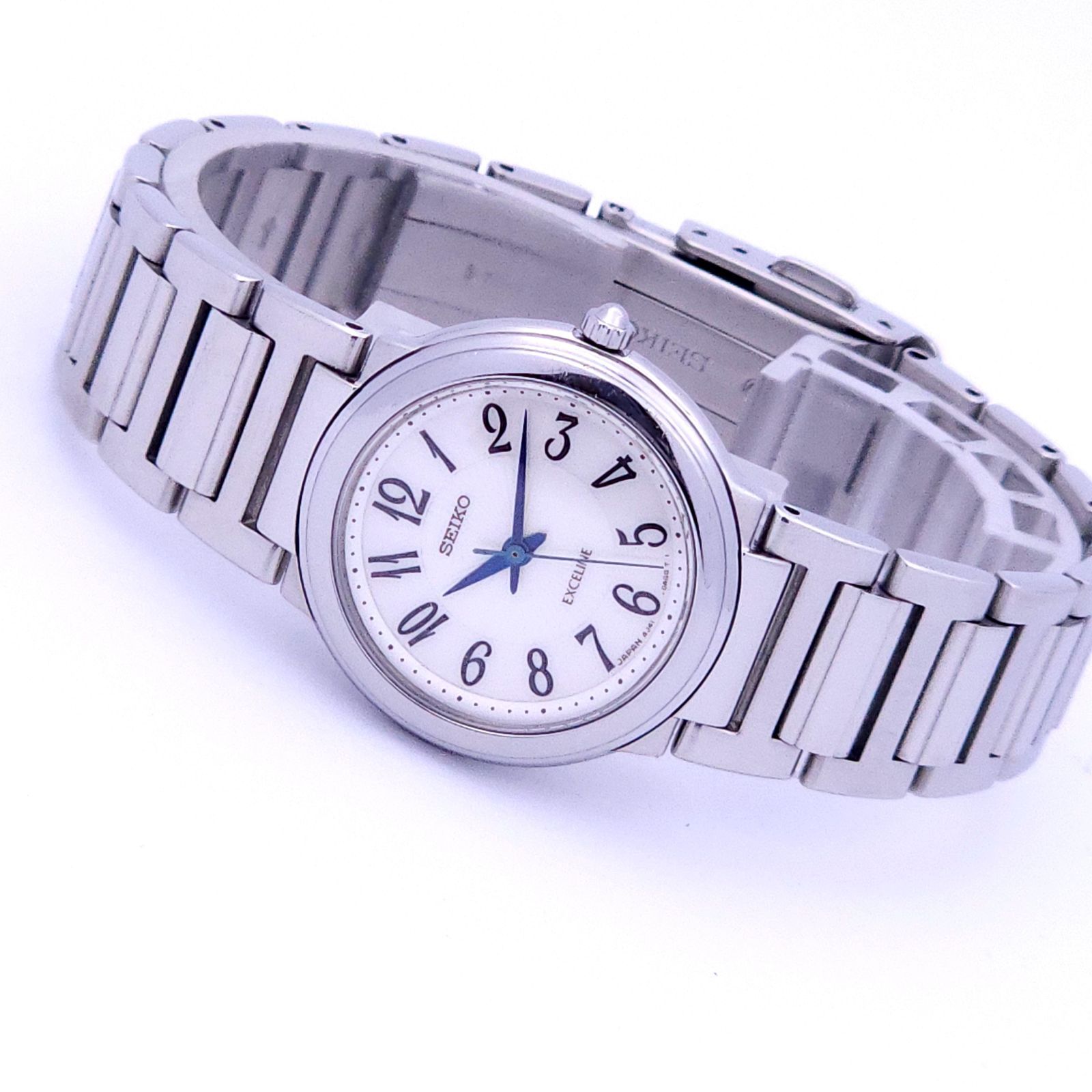 稼働品★SEIKO　セイコーエクセリーヌ　クオーツ時計　4J41-0AW0 ☆良品 SEIKO セイコー エクセリーヌ 4J41-0AE0 QZ 動作品