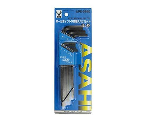 ASH ボールポイント六角棒レンチセット9本組 APS0990