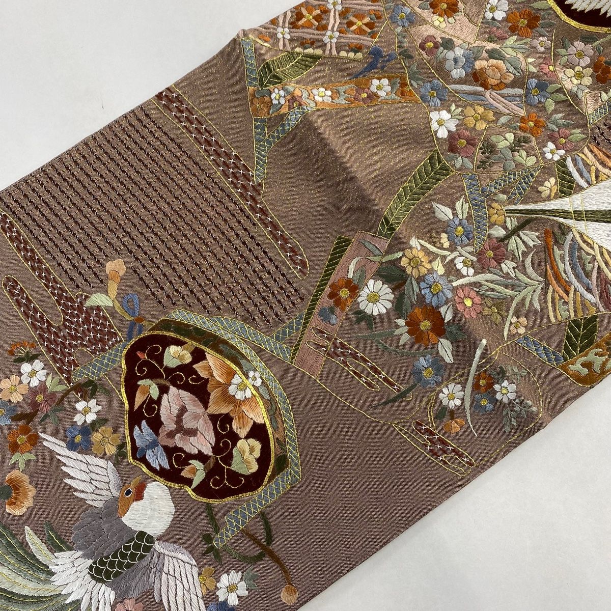 琵琶 刺繍