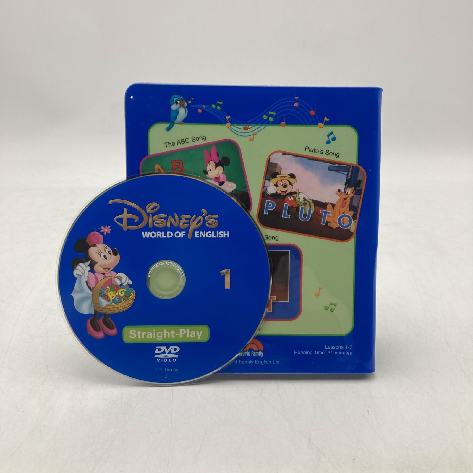 2018年購入 ストレートプレイDVD　新子役　字幕あり　プレイオールソングス機能　ディズニー英語システム　DWE　Disney　ワールドファミリー　 中古　1005705