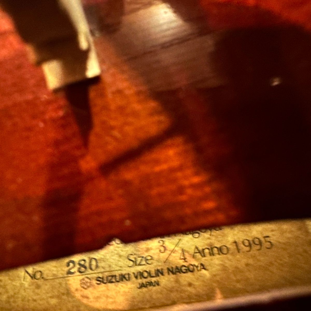 【美品】SUZUKI バイオリン No.280 3/4 Anno1994 Suzuki No.280 3/4 1995年 Violin スズキ 分数バイオリン - メルカリ