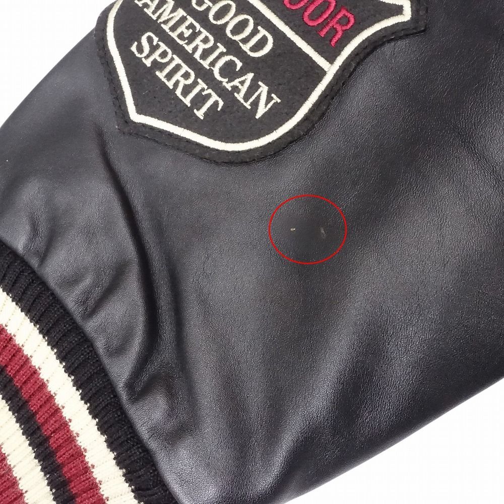 McGregor マクレガー スタジャン ジャケット ブルゾン 袖レザー 切替