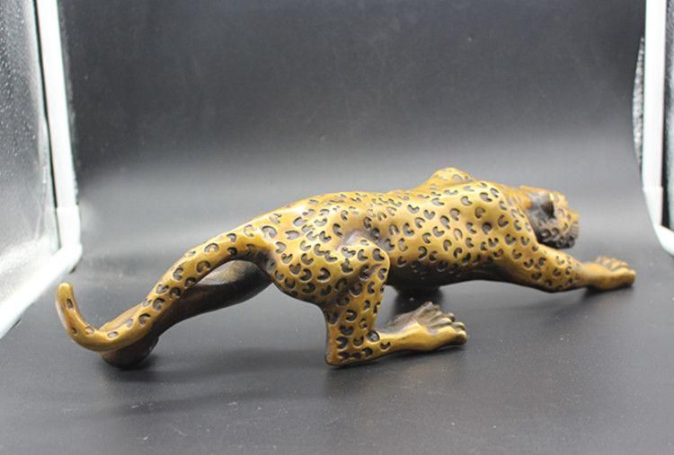 銅細工 金銭豹 書道具 文房具 装飾品 工芸品 美術品 置物 【公式通販】