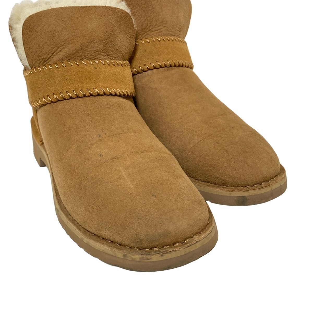  UGG アグ ショートブーツ 23 レディース マッケイ 1012358 ブラウン ムートン ブーティ ブーツ