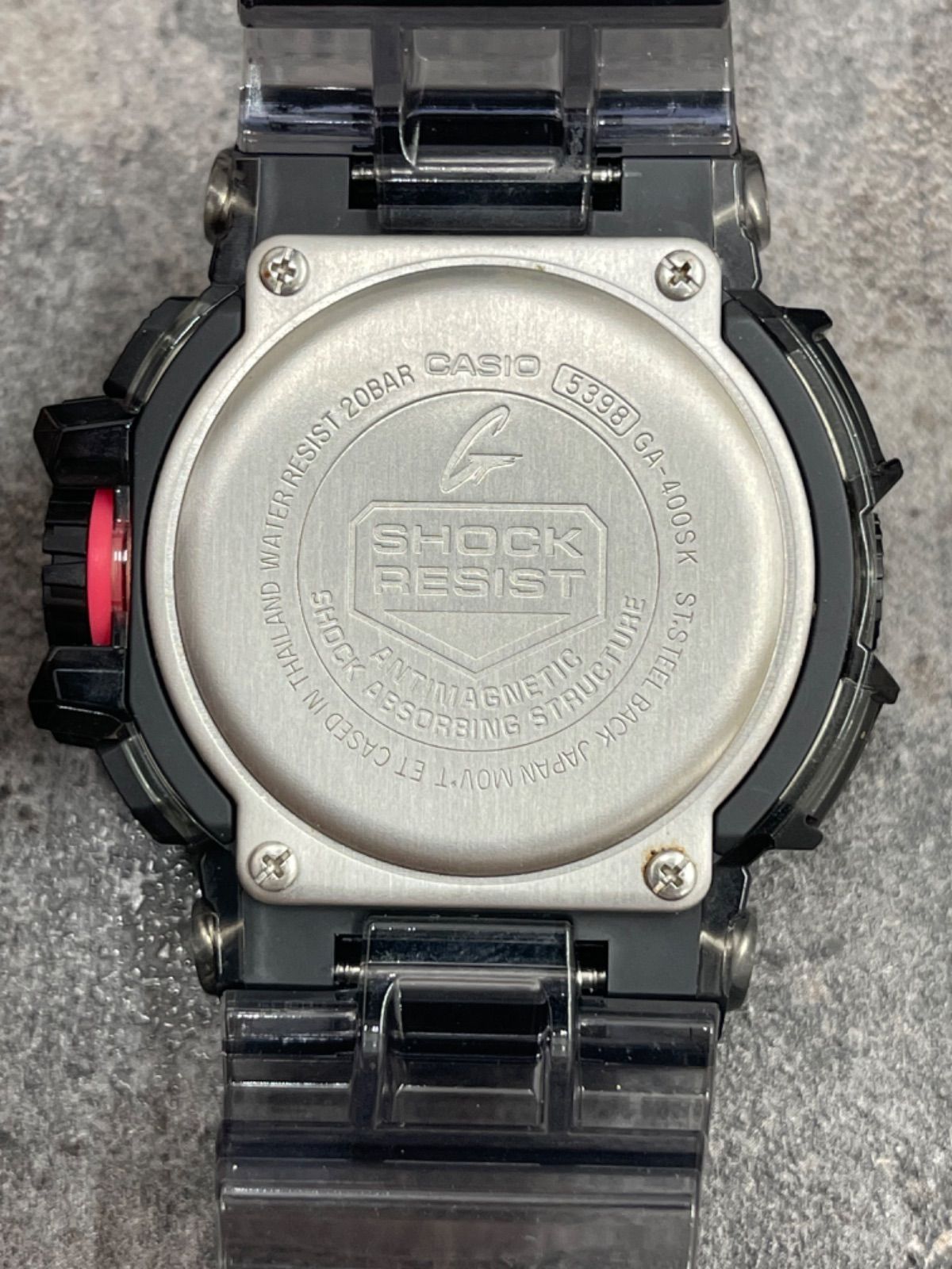 CASIO G-SHOCK GA-400SK-1A4 5398 クリアスケルトン