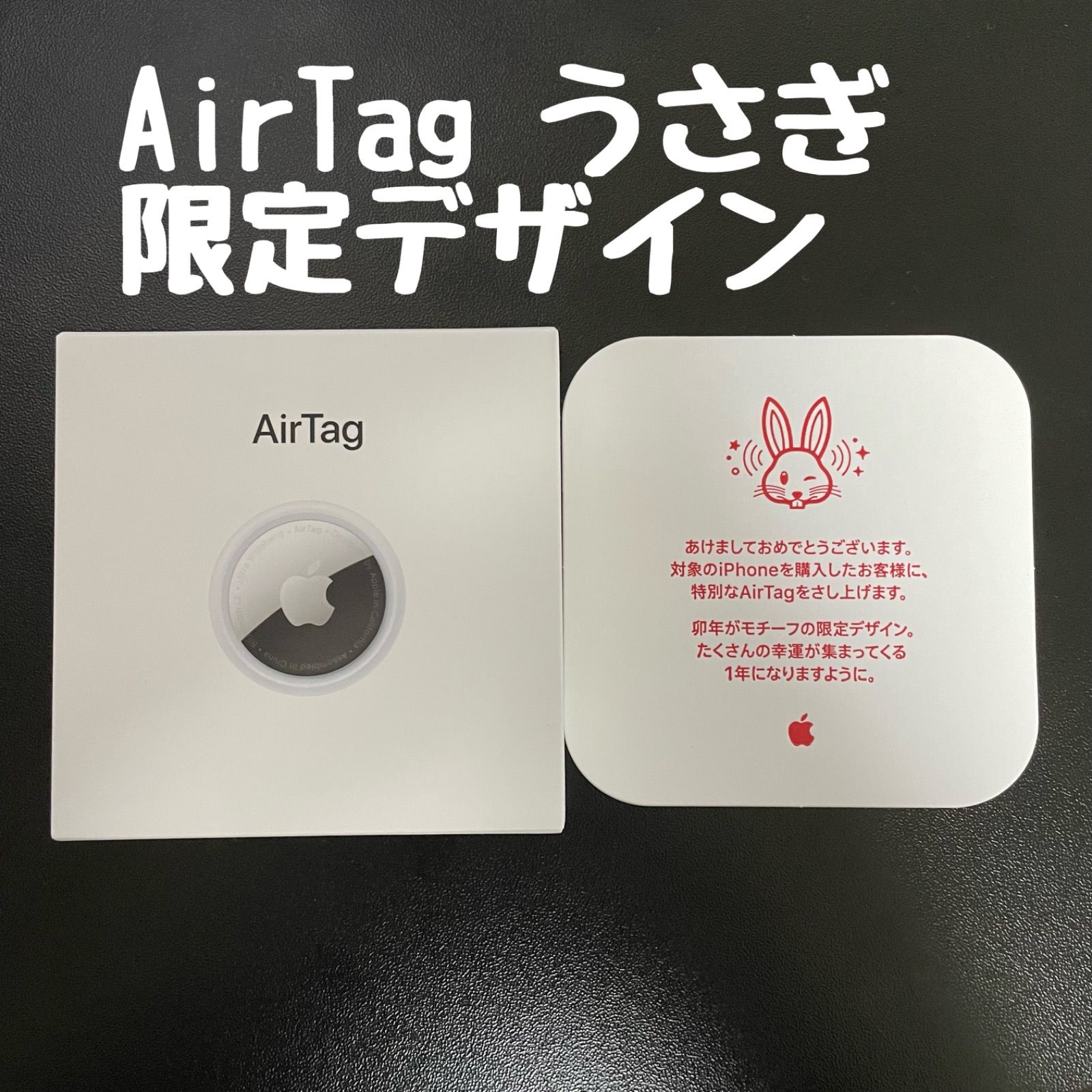 AirTag 限定デザイン エアタグ うさぎ 兎 ウサギ Apple - SEA SHOP 