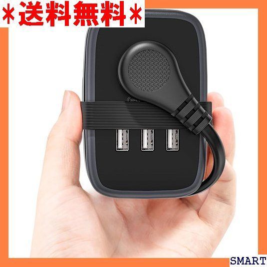 ☆人気_Z007 NTONPOWER 電源タップ 2AC口＋3USBポー テ プケーブル収納