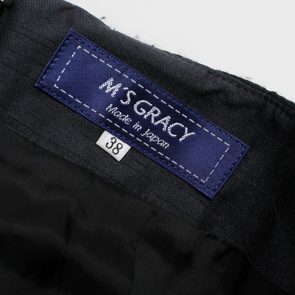 美品 定価2.9万 2021AW M'S GRACY エムズグレイシー リボンジャカード