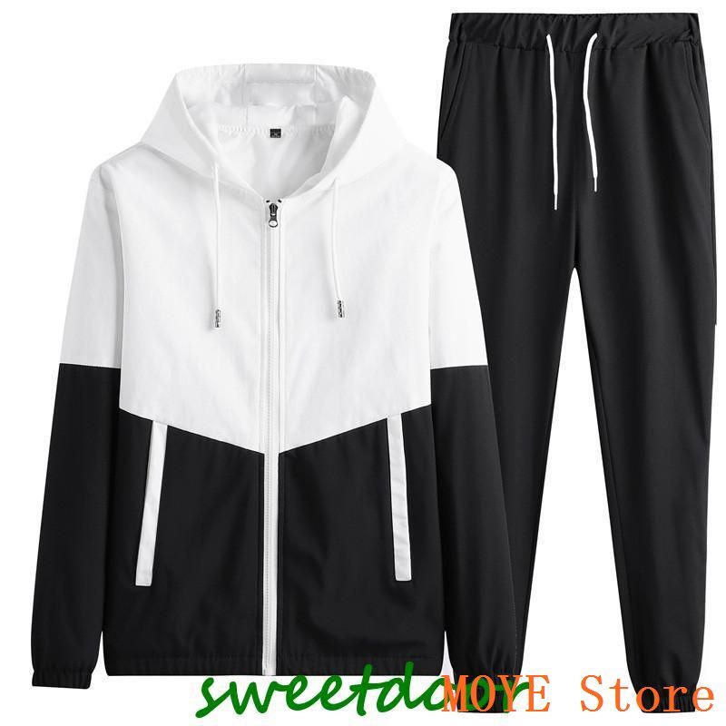 上下セット セットアップ ジャケット ジャンバー パーカー フード付き