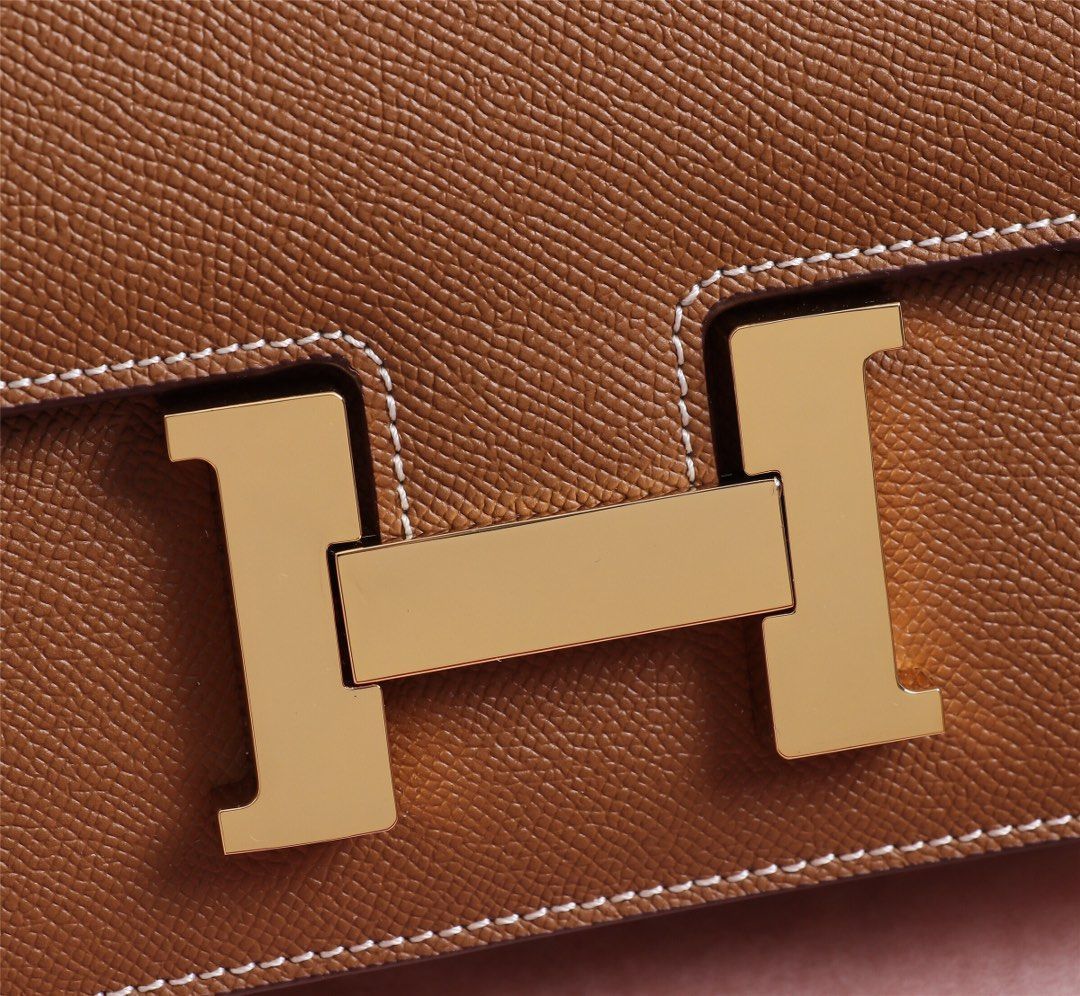 エルメス hermes レディース カーキ ゴールド バックル クロス