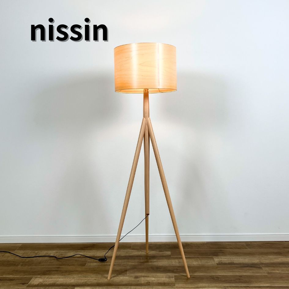 nissin ac-cent FLOOR LAMP NK-311-B 日進木工 フロアランプ