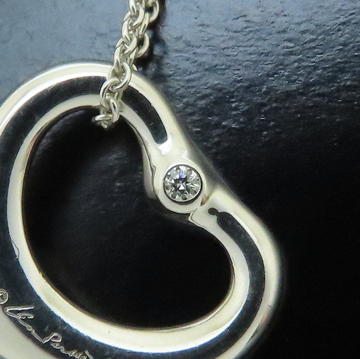 TIFFANY&Co. ティファニー オープンハート ネックレス 16mm