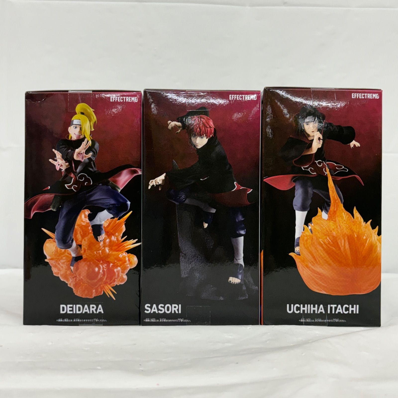 未開封 NARUTO-ナルト- 疾風伝 EFFECTREME 3個セット デイダラ