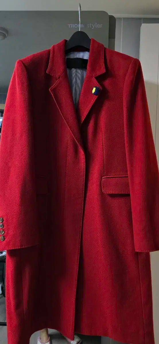 LUCKY CHOUETTE(ラッキーシュエトゥ) 赤 ロング コート