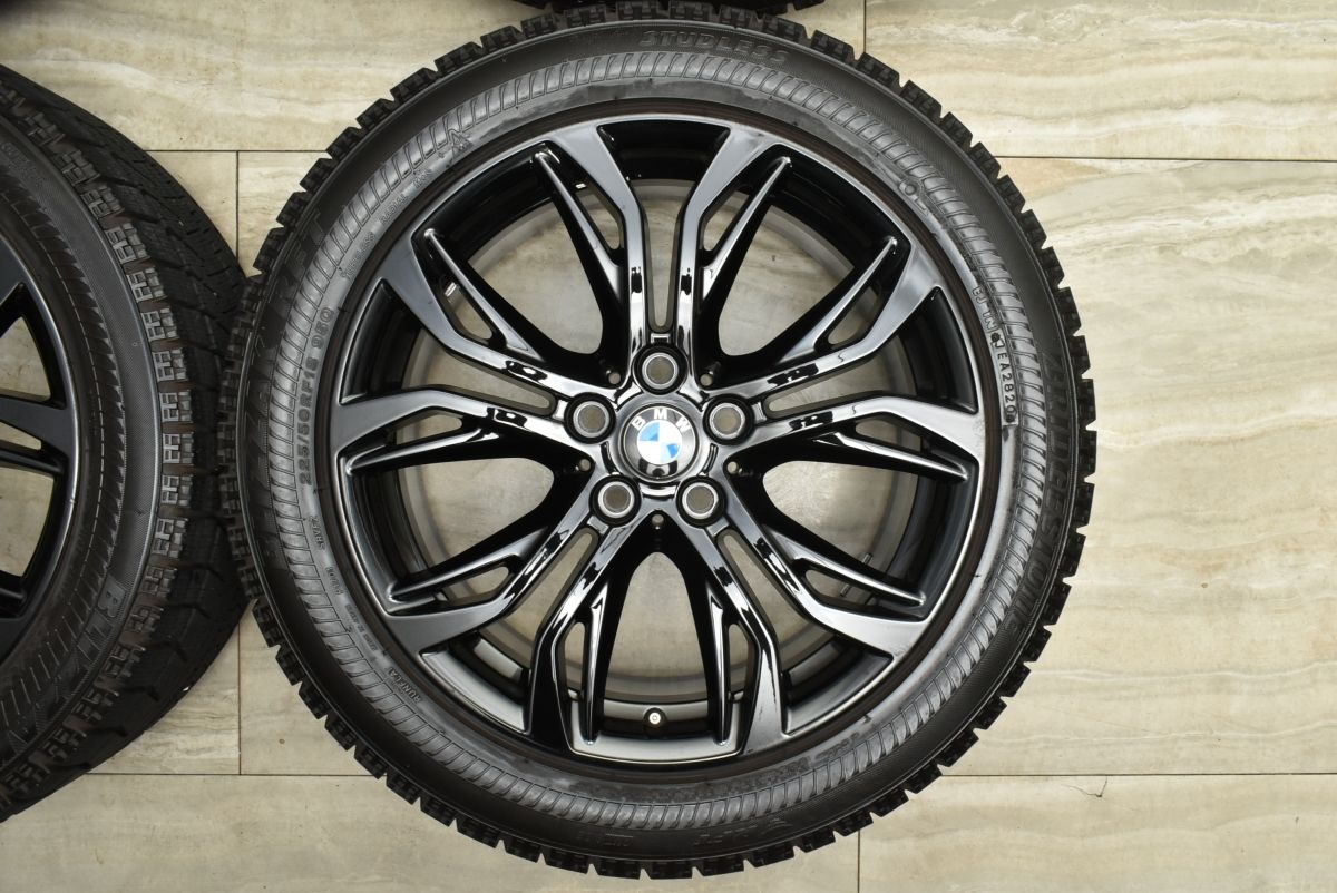 美品 バリ溝】BMW F48 X1 純正 18in 7.5J +51 ブリヂストン ブリザック 