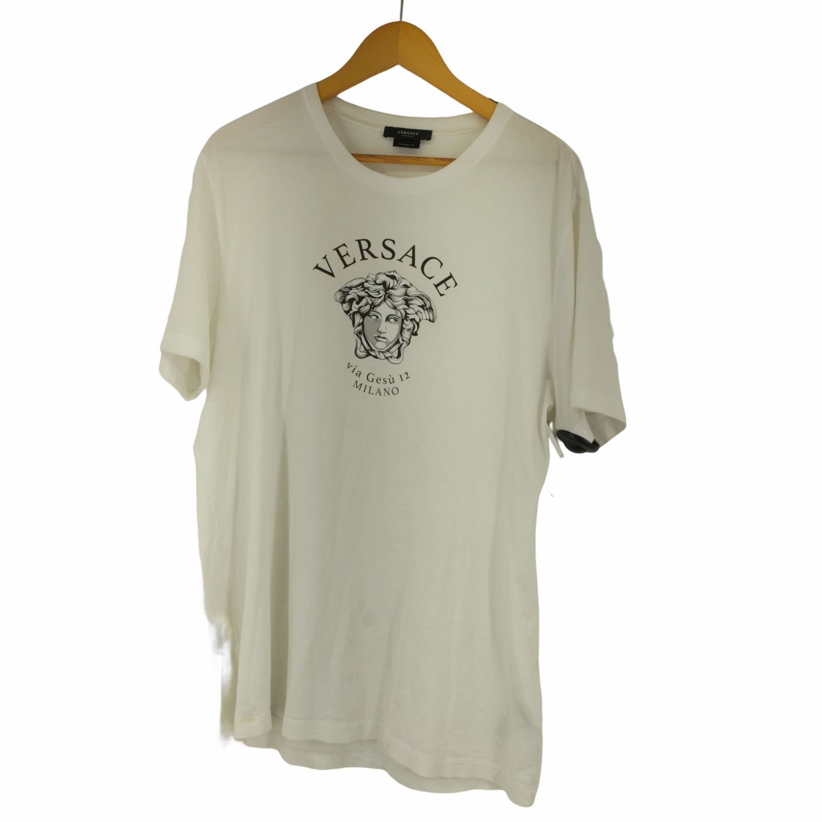 ヴェルサーチ VERSACE 21SS メデューサロゴプリントTシャツ メンズ 3XL